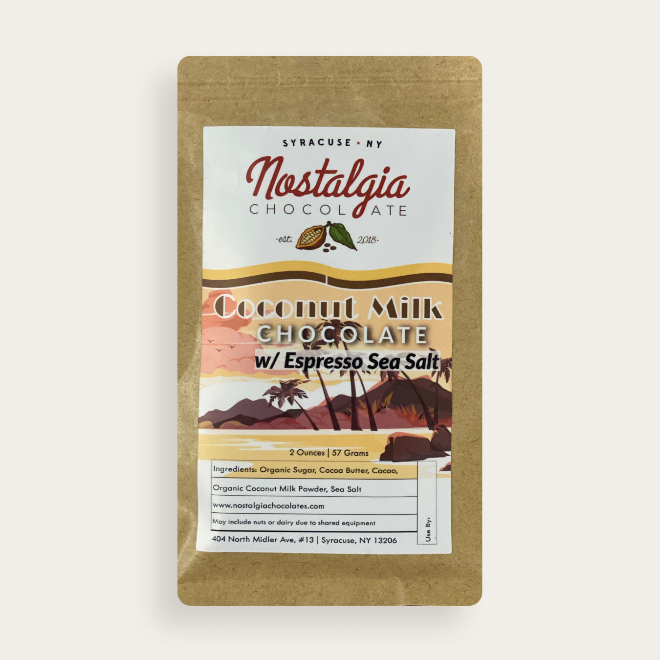 Coconut Milk Chocolate Espresso Sea Salt