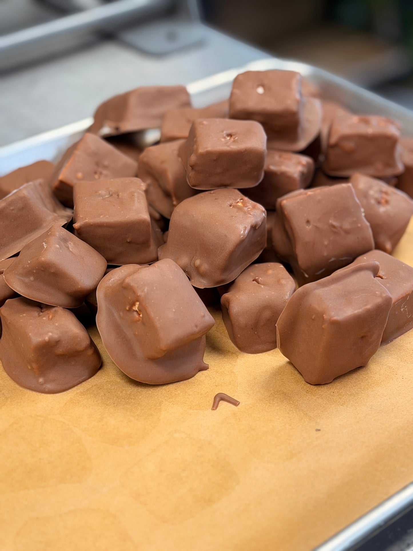 Chocolate Covered Marshmallows