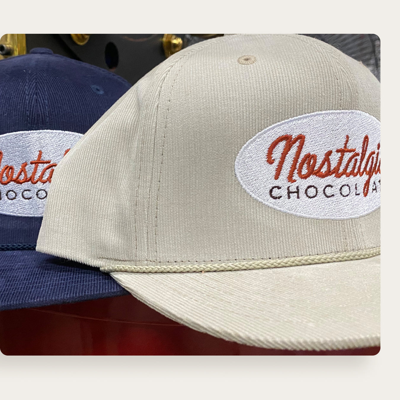 Nostalgia Chocolates Corduroy Hat